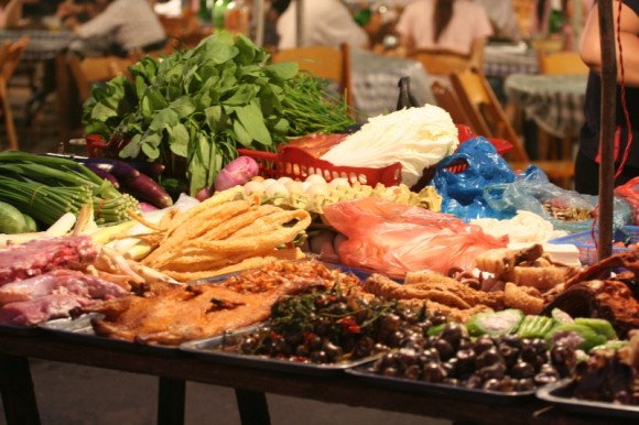 fresh-vegetables-market-china-raw-meats