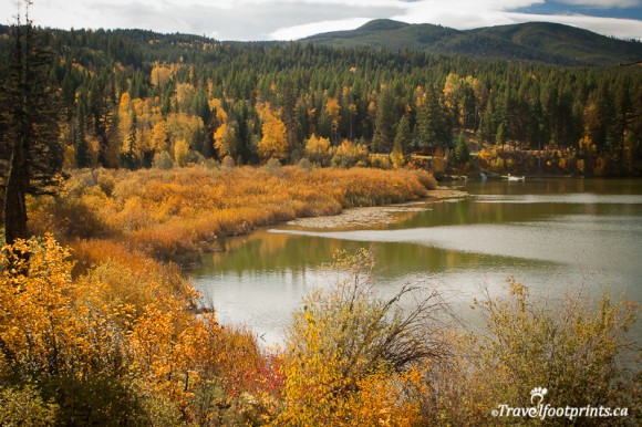 heffley-lake-fall-foilage-autumn-colours-outdoor-activities-boating-fishing-thompson-nicola-valley-kamloops