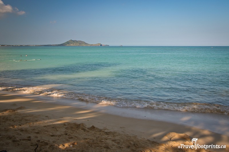 turquoise-water-wind-surfing-white-sand-beach-waves-tropical-oahu-hawaii-island-sun-tan